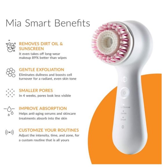 Clarisonic Mia Smart 3-in-1 App Connected Sonic Facial Cleansing Device - PINK - Picture 10 of 17